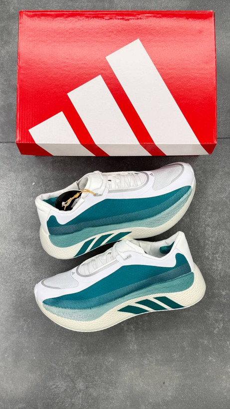 کفش کتانی وارداتی مردانه و زنانه آدیداس مدل Adidas Hyperboost (سبز سفید)