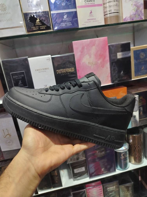 کفش وارداتی نایک ایر فورس 1 مشکی Nike Air Force1