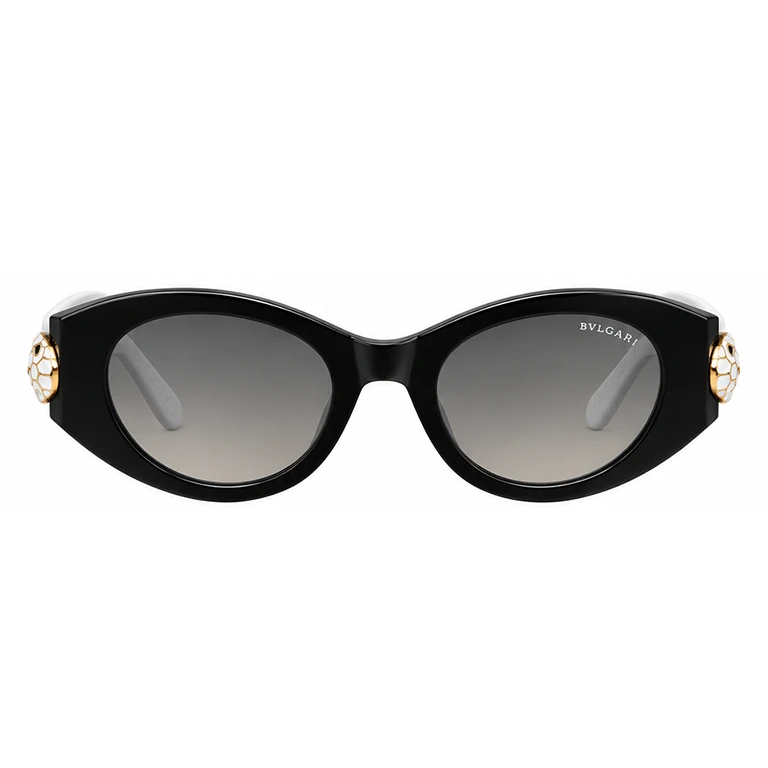 عینک وارداتی بولگاری سرپنتی BVLGARI Serpenti Oval Acetate فریم کائوچو آبی
