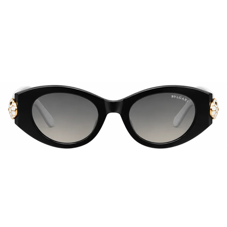 عینک وارداتی بولگاری سرپنتی BVLGARI Serpenti Oval Acetate فریم کائوچو آبی