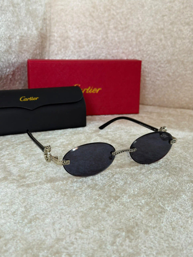عینک وارداتی کارتیه سری پنتر فریم لس Cartier Panthère Rimless