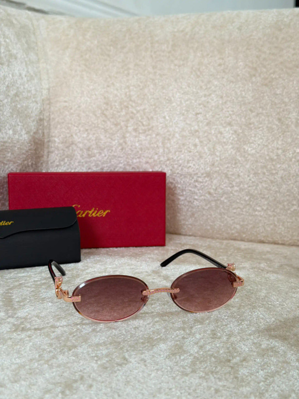 عینک وارداتی کارتیه سری پنتر فریم لس Cartier Panthère Rimless
