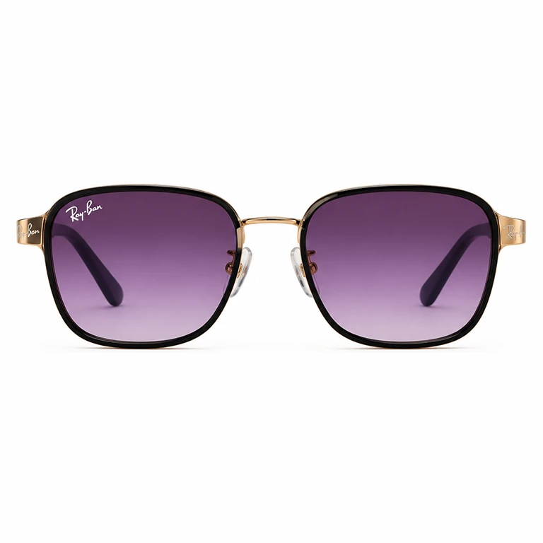 عینک آفتابی وارداتی ریبن فراری شیشه هایلایت Ray-Ban Scuderia Ferrari (بنفش)