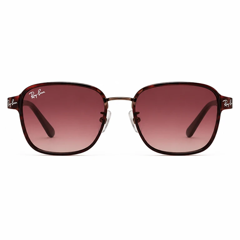 عینک آفتابی وارداتی ریبن فراری شیشه هایلایت Ray-Ban Scuderia Ferrari (قهوه ای)