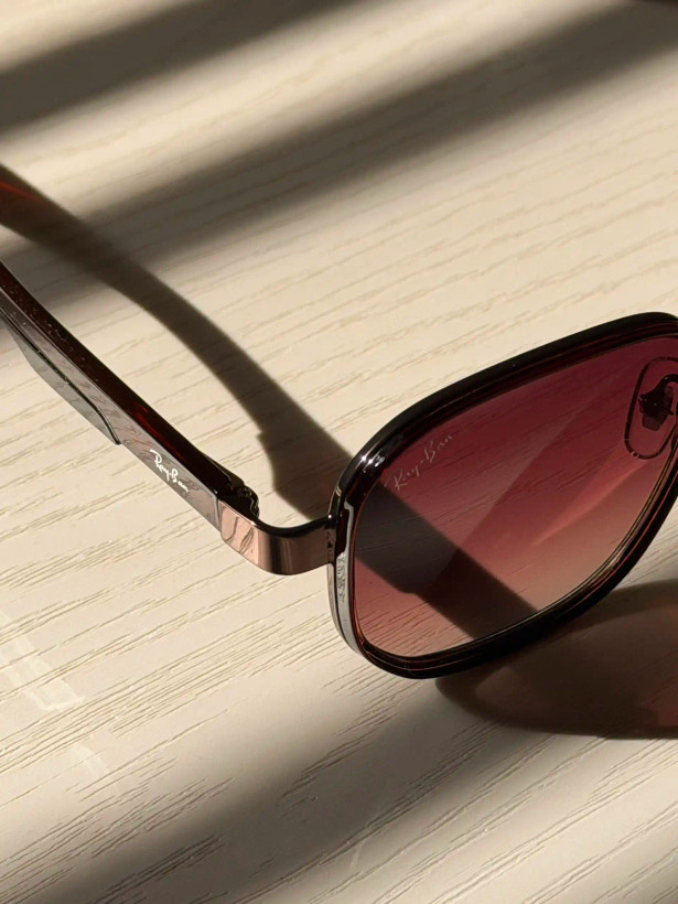 عینک آفتابی وارداتی ریبن فراری شیشه هایلایت Ray-Ban Scuderia Ferrari (قهوه ای)