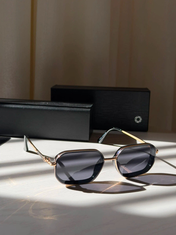 عینک آفتابی وارداتی مون بلان مدل Montblanc MB0160S (دودی)