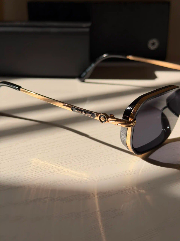 عینک آفتابی وارداتی مون بلان مدل Montblanc MB0160S (دودی)