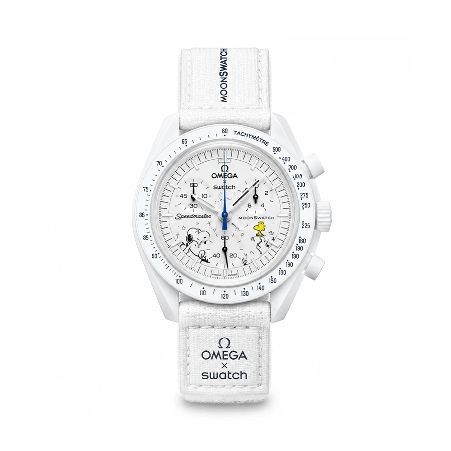 ساعت وارداتی امگا سواچ (مون سواچ) Omega Swatch MoonSwatch (اسنوپی سفید)