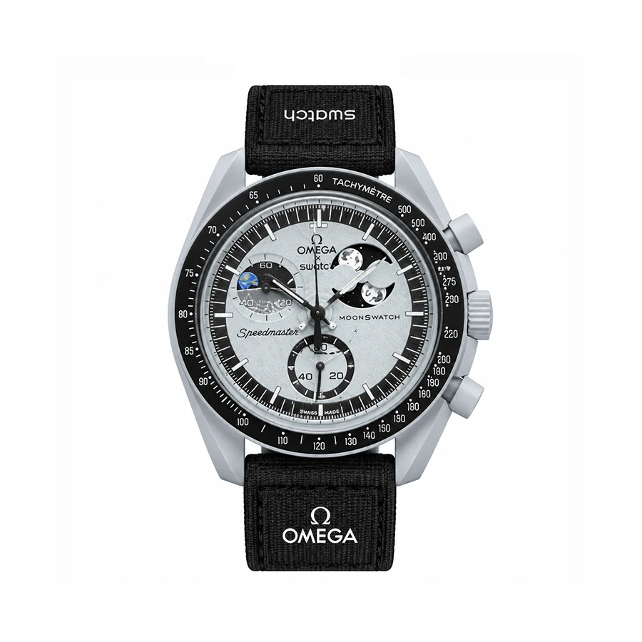 ساعت وارداتی امگا سواچ (مون سواچ) ماموریت به ماه Omega Swatch MoonSwatch Moon (خاکستری)