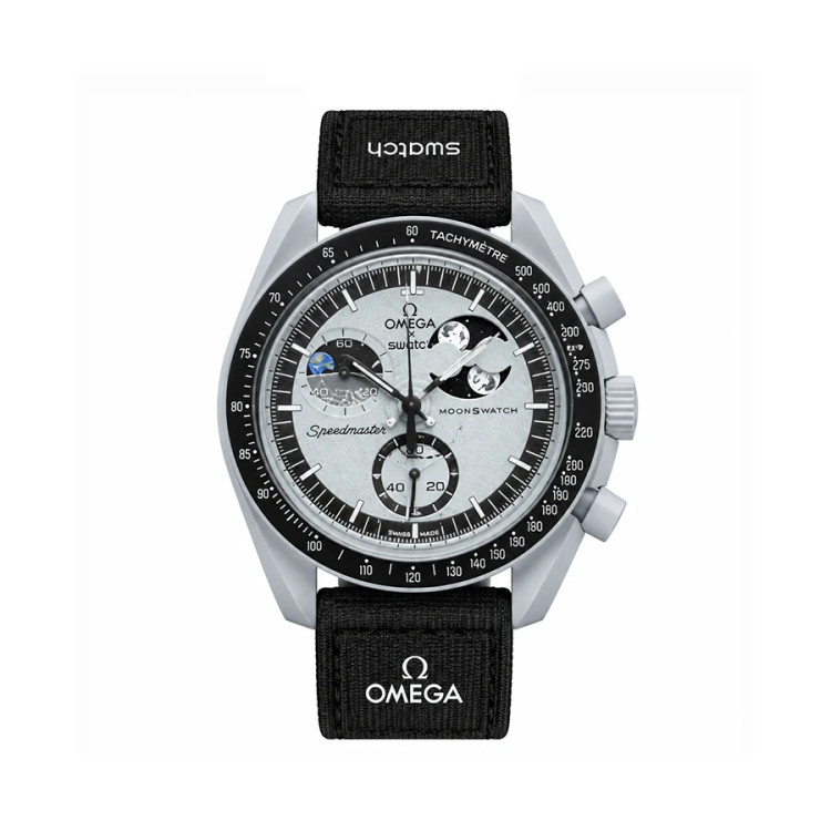 ساعت وارداتی امگا سواچ (مون سواچ) ماموریت به ماه Omega Swatch MoonSwatch Moon (خاکستری)