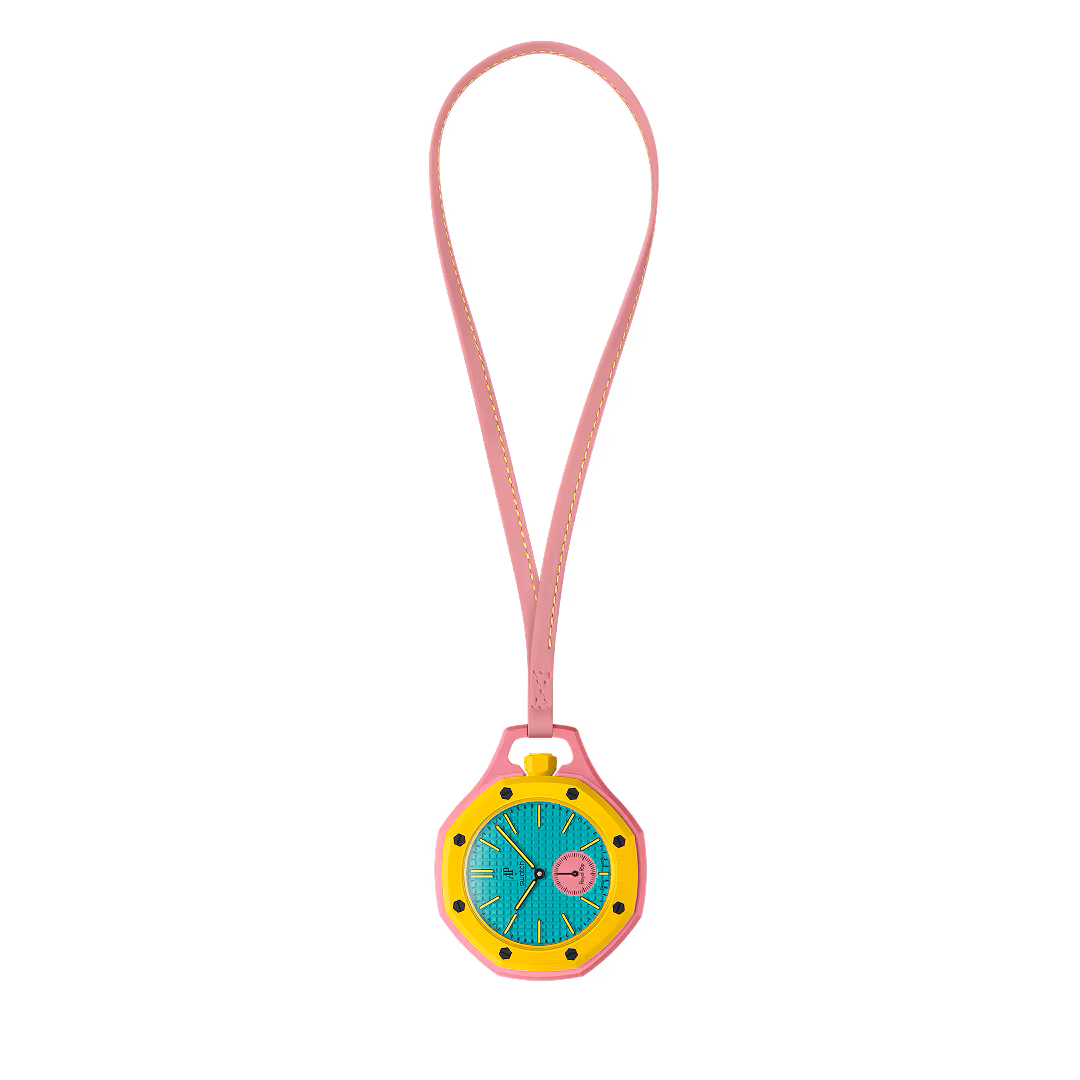 ساعت وارداتی (ای پی) سواچ AP x Swatch (صورتی/زرد/سبز)