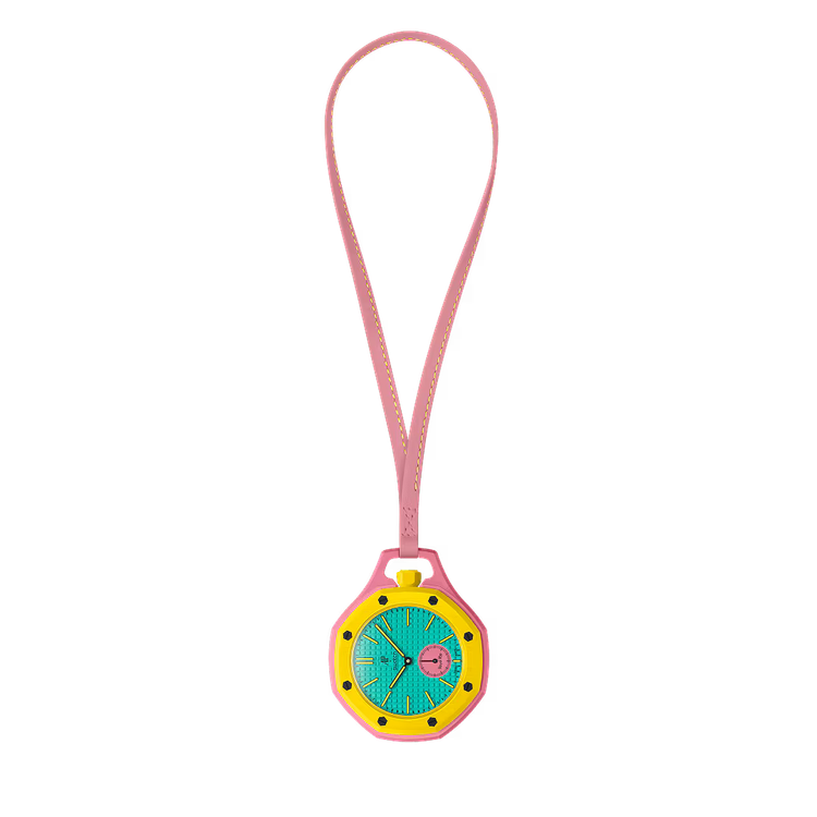 ساعت وارداتی (ای پی) سواچ AP x Swatch (صورتی/زرد/سبز)