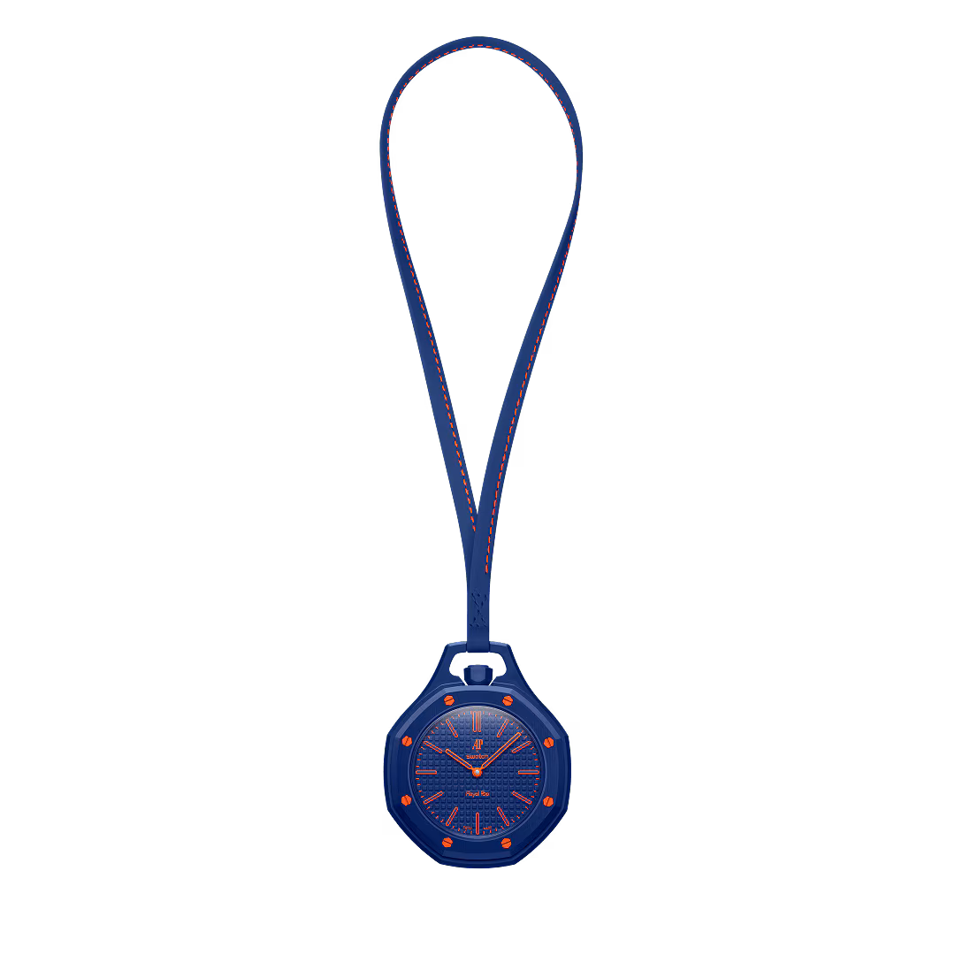 ساعت وارداتی (ای پی) سواچ AP x Swatch (سرمه ای نارنجی)