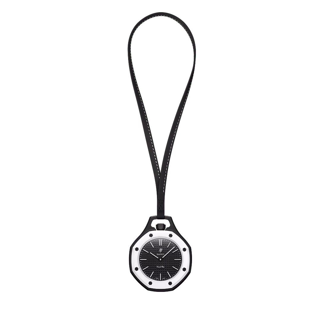 ساعت وارداتی (ای پی) سواچ AP x Swatch (مشکی سفید)
