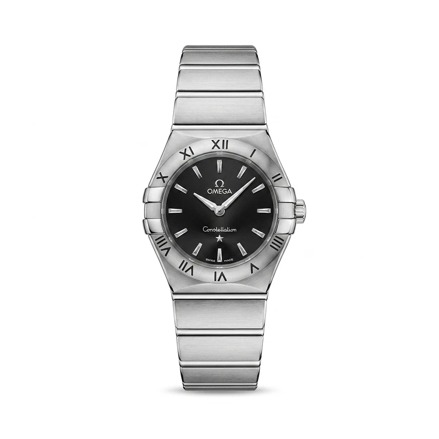 ساعت وارداتی (موتور ژاپن) امگا کانسلیشن Omega Constellation زنانه (مشکی)