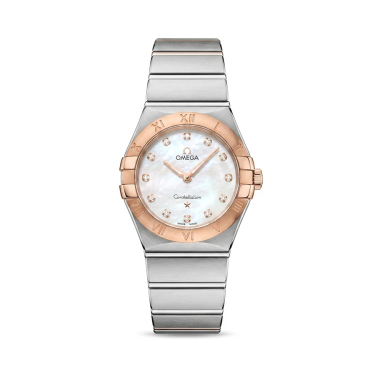 ساعت وارداتی (موتور ژاپن) امگا کانسلیشن Omega Constellation زنانه (برنز)