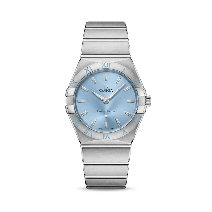 ساعت وارداتی (موتور ژاپن) امگا کانسلیشن Omega Constellation زنانه (آبی)