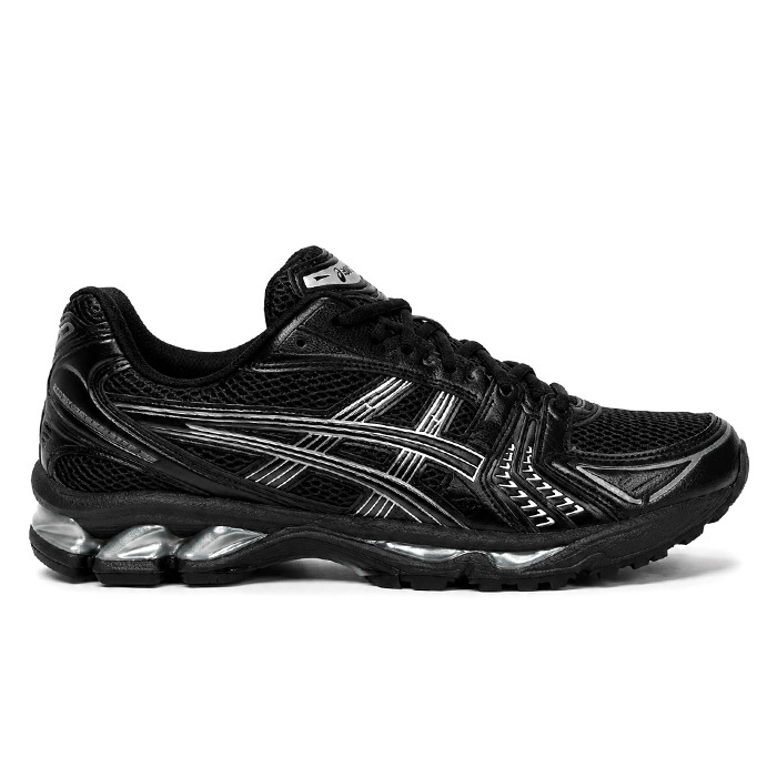کفش کتانی وارداتی مردانه و زنانه رانینگ اسیکس زنانه مدل ASICS Running (مشکی نقرهای)