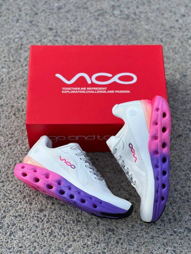 کفش کتانی وارداتی اسپرت زنانه ویکو (VICO) مدل رانینگ سبک (سفید بنفش)