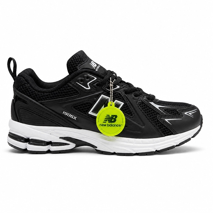 کفش کتانی وارداتی زنانه نیو بالانس New Balance 1906X (مشکی سفید)