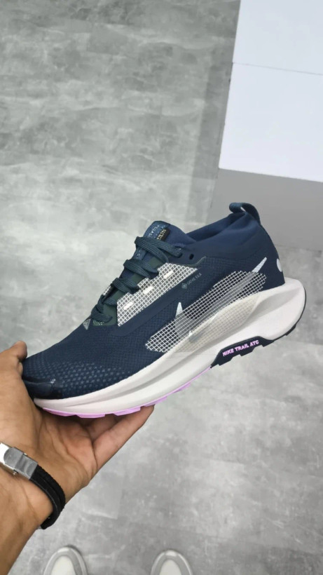 کفش کتانی وارداتی زنانه رانینگ تریل نایک Nike مدل زوم ایکس اولترا فلای (سرمه ای)