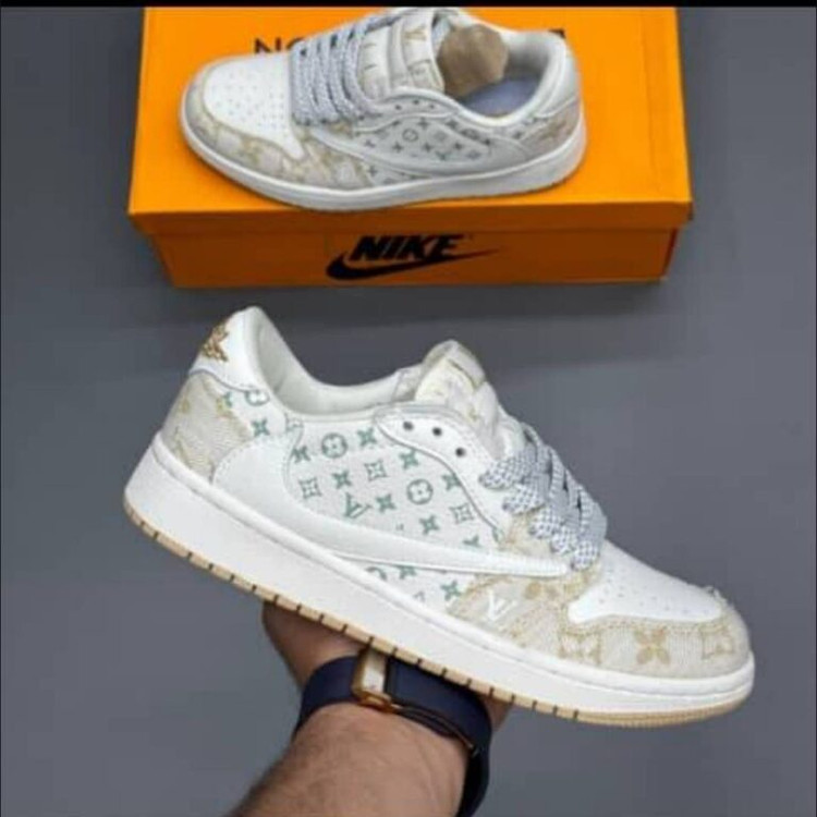 کفش کتانی وارداتی نایک الهام گرفته از لوئی ویتون مدل دانک لو Nike Dunk Low Louis Vuitton