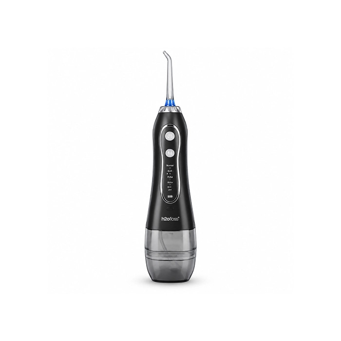 مسواک شارژی و واتر جت بهداشت دهان و دندان و حلق h2ofloss با مخزن آب و 8 نازل جانبی (Water Flosser Oral Irrigator) اورجینال
