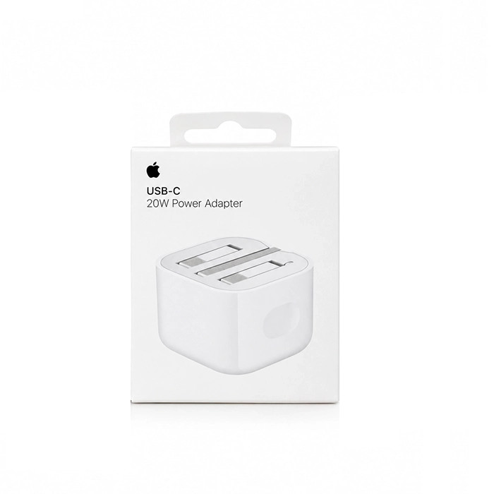 شارژر دیواری اپل ۲۰ وات USB-C مناسب آیفون با فناوری شارژ سریع Power Delivery اورجینال