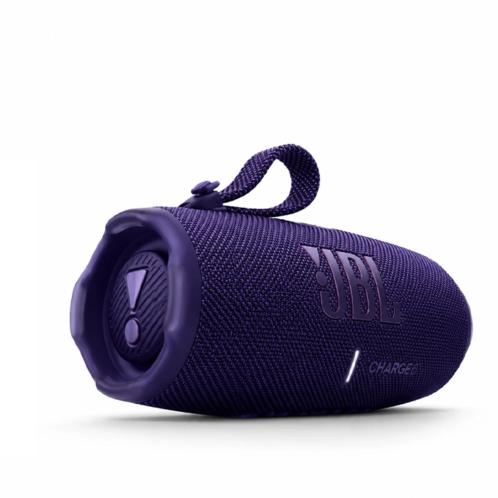 اسپیکر بلوتوثی قابل‌حمل جی‌ بی‌ ال مدل JBL Charge 6 (بنفش)