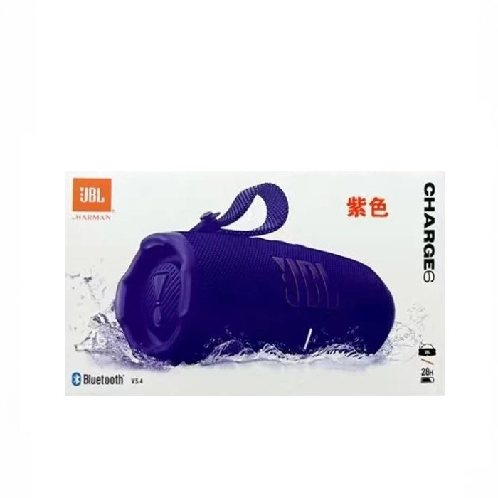 اسپیکر بلوتوثی قابلحمل جی بی ال مدل JBL Charge 6 (بنفش)