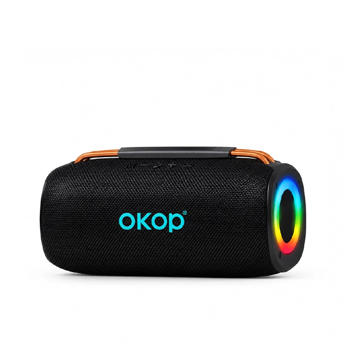 اسپیکر بلوتوثی قابل حمل اکوپ OKOP مدل KP-815 با نورپردازی RGB (اورجینال)