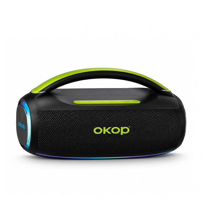 اسپیکر بلوتوثی قابل حمل اکوپ OKOP مدل KP-804 با نورپردازی RGB (اورجینال)