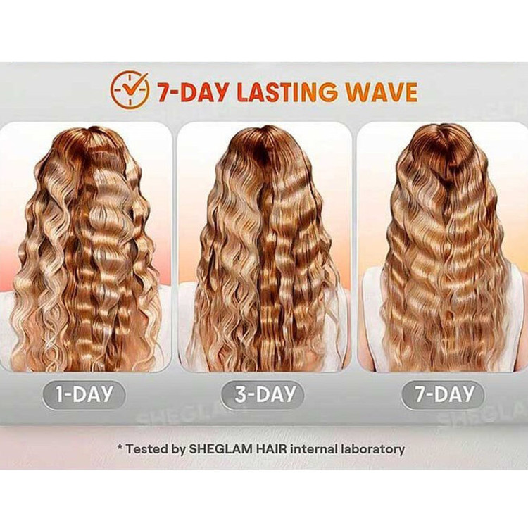 دستگاه حالتدهنده و ویو مو ساحلی (صورتی) شیگلم SHEGLAM HAIR Styler (اورجینال)