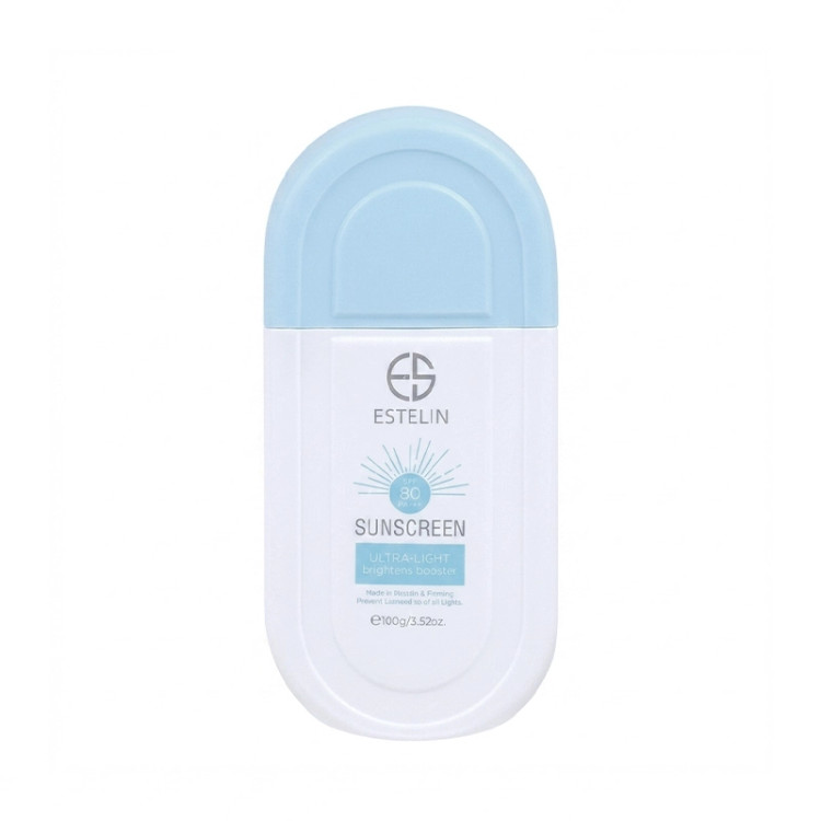 ضد آفتاب بیرنگ و آبرسان استلین (Estelin Sunscreen Ultra-Light Hydrating SPF 80 PA+++) اورجینال