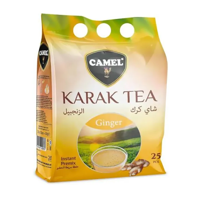 چای کرک فوری کمل (Camel) طعم زعفرانی 25 ساشه (اورجینال)