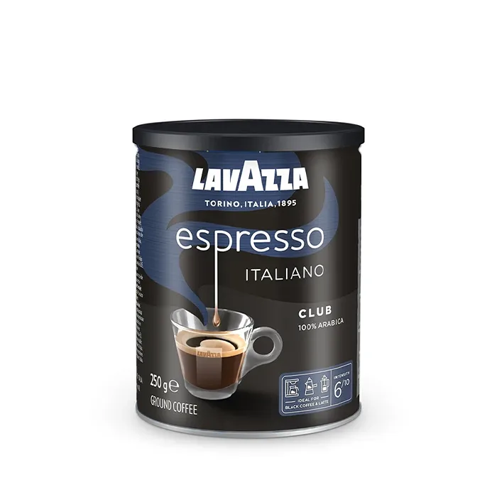 قهوه لاوازا Lavazza مدل Italiano Classico اسپرسو ایتالیانو کلاسیکو ۱۰۰٪ عربیکا ۲۵۰ گرم (اورجینال)