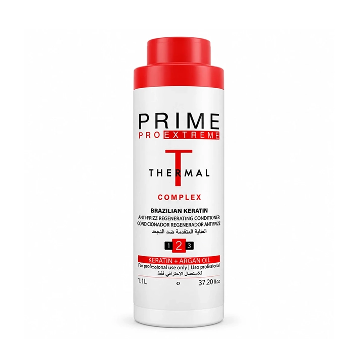 کراتین نرم‌ کننده بازسازی‌ کننده ضد وز برزیلی درمال پرایم پرو اکستریم Prime Pro Extreme حجم 1100ml اورجینال