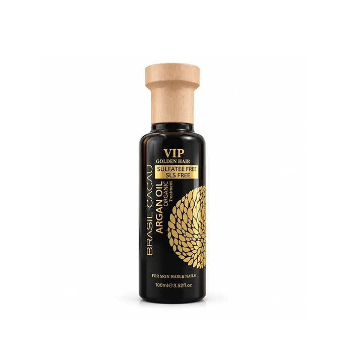 روغن آرگان ارگانیک برزیل کاکائو وی‌ آی‌ پی Brasil Cacau مناسب مو، پوست و ناخن (بدون سولفات) حجم 100ml اورجینال