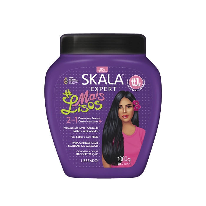 ماسک مو داخل حمام 2×1 اسکالا Skala Mais Lisos حجم ۱۰۰۰ گرم (اورجینال)