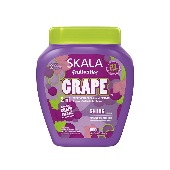 ماسک مو داخل حمام اسکالا 2×1 روغن هسته انگور Skala Grape حجم ۱۰۰۰ گرم  (اورجینال)