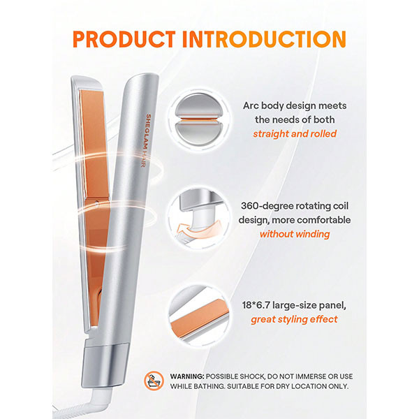 اتو مو مینی شیگلم Sheglam Travel Buddy Mini Hair Straightener (اورجینال)
