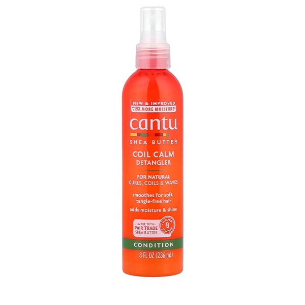 اسپری گره باز کن کانتو شی باتر برای موهای فر مجعد و موجدار مدل Coil Calm Detangler (اورجینال)