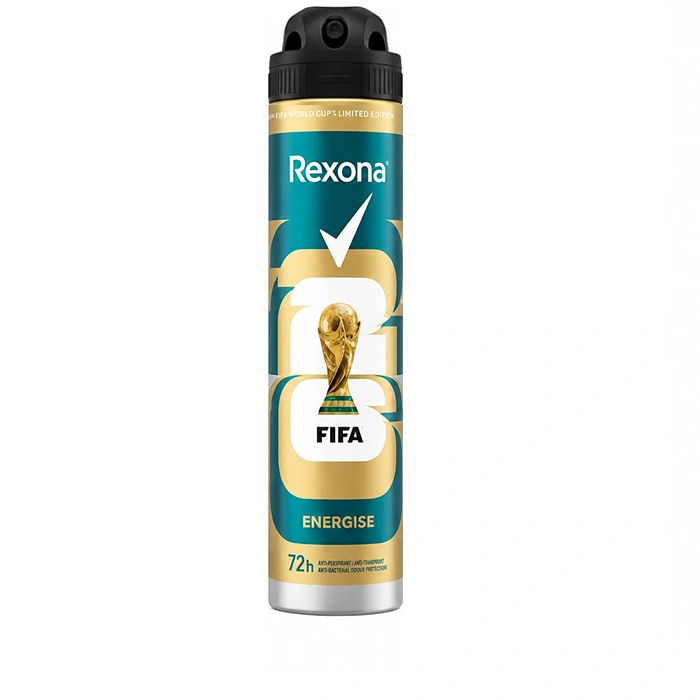 اسپری ضدتعریق مردانه رکسانا مدل FIFA Energise 72H (اورجینال)