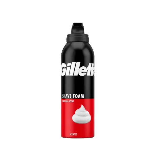 فوم اصلاح ژیلت انگلستان مدل Gillette Original Scent حجم 200ml (اورجینال)
