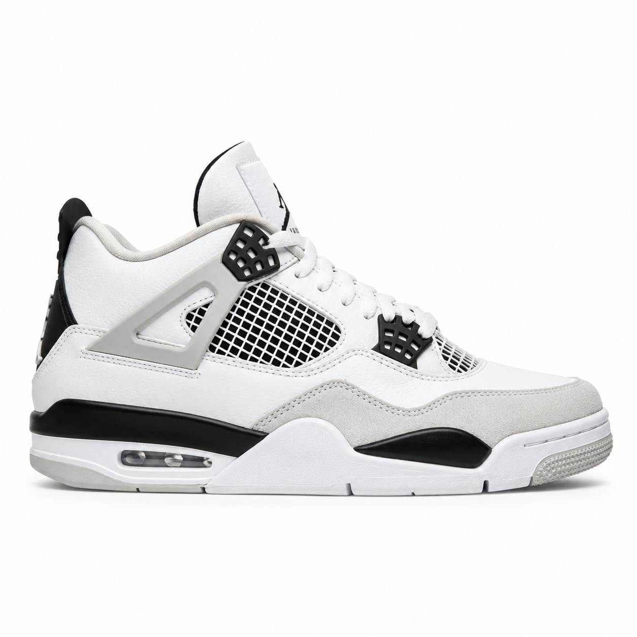 کفش کتونی وارداتی نایک ایر جردن 4 رترو Nike Air Jordan 4 Retro (سفید)
