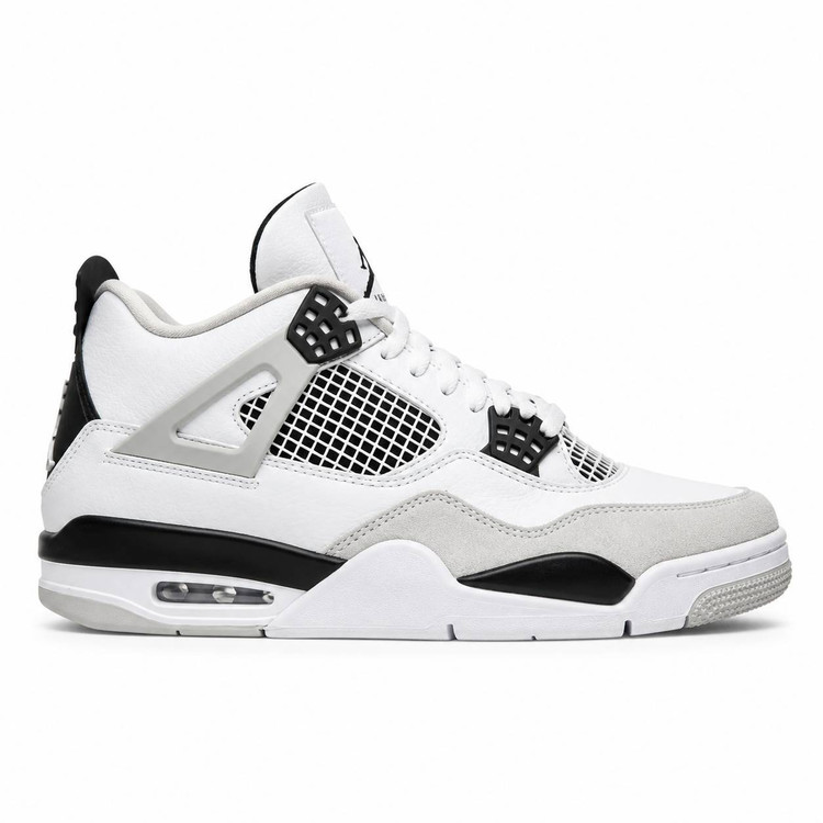 کفش کتونی وارداتی نایک ایر جردن 4 رترو Nike Air Jordan 4 Retro (سفید)