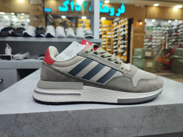 کفش کتونی وارداتی آدیداس زد ایکس Adidas ZX (خاکستری سورمهای)