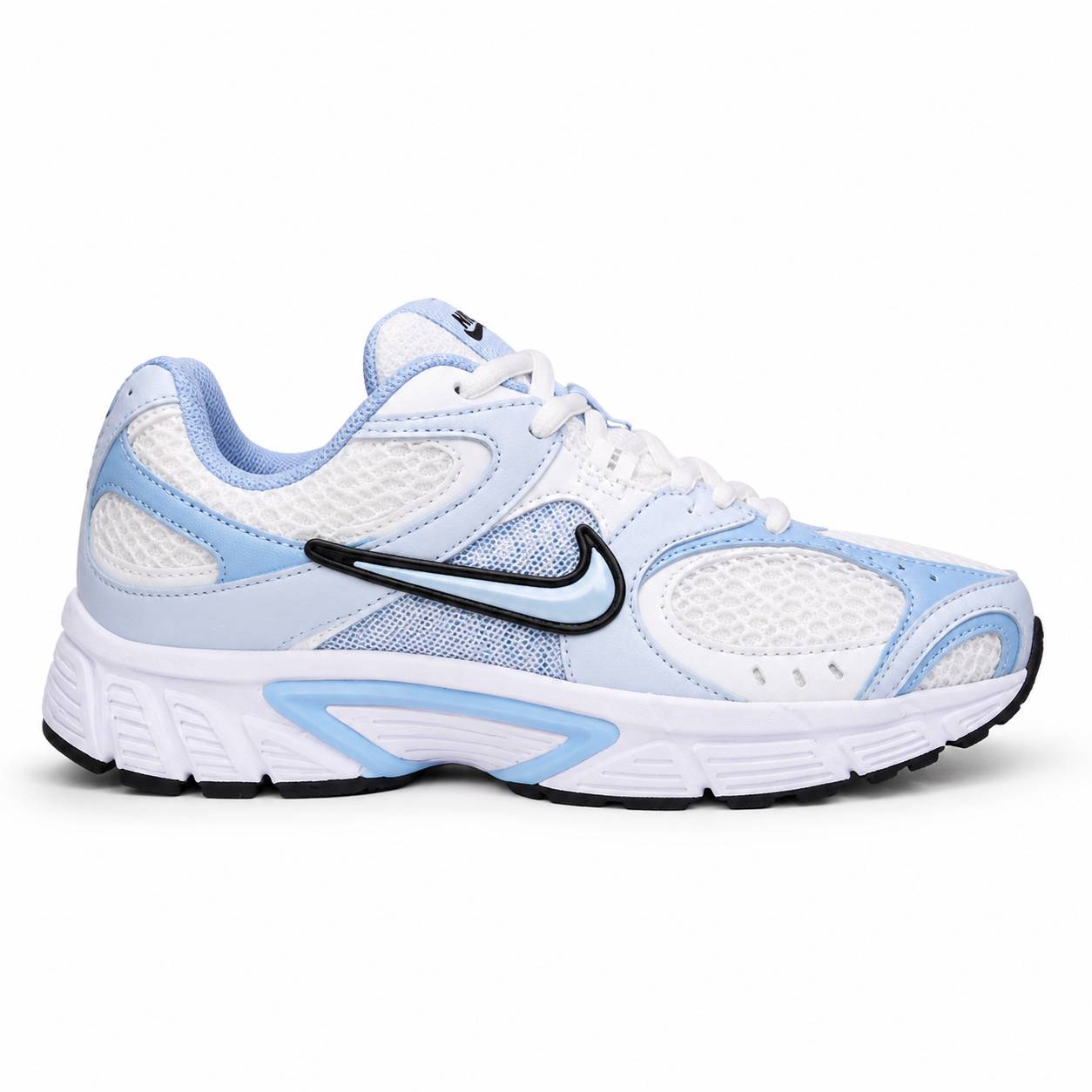 کفش وارداتی مخصوص پیاده‌روی و رانینگ نایکی Nike مدل P-6000 (سفید و آبی آسمانی روشن )