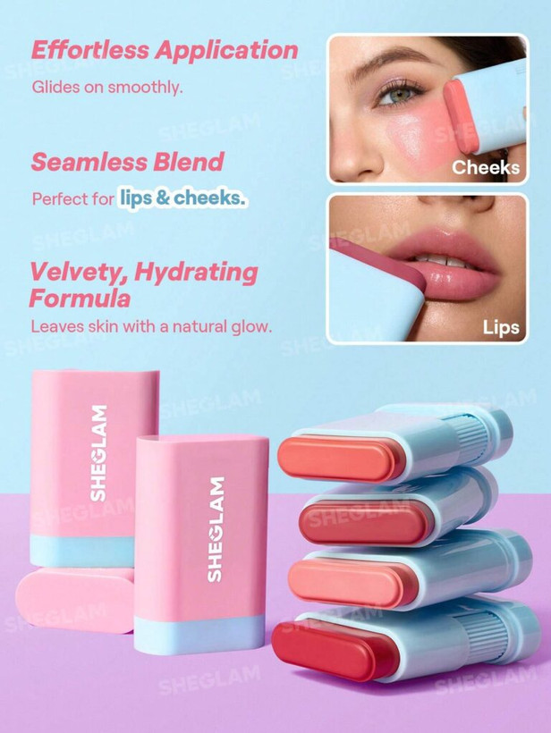 رژگونه استیکی مدل Glass Glow Blush Stick – Brisk Babe (اورجینال)