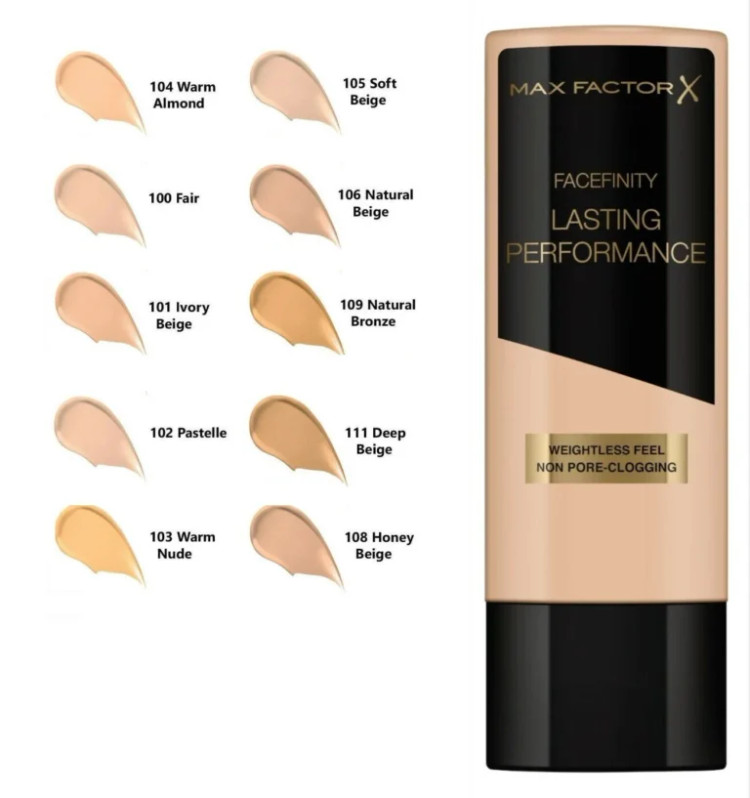 کرم پودر مکس فاکتور Facefinity Foundation شماره 100 Pastelle (اورجینال)